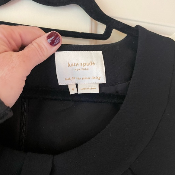 Kate Spade black dress - size 4 - Picture 3 of 4